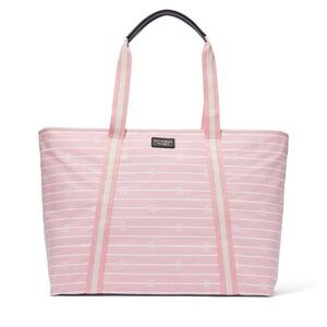Victoria's Secret Light Pink Striped Tote *NEW